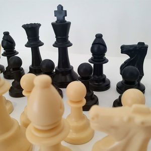 Bundle: Chess Set with Fold-Up Board and Bag x 10 | Gardiner Chess